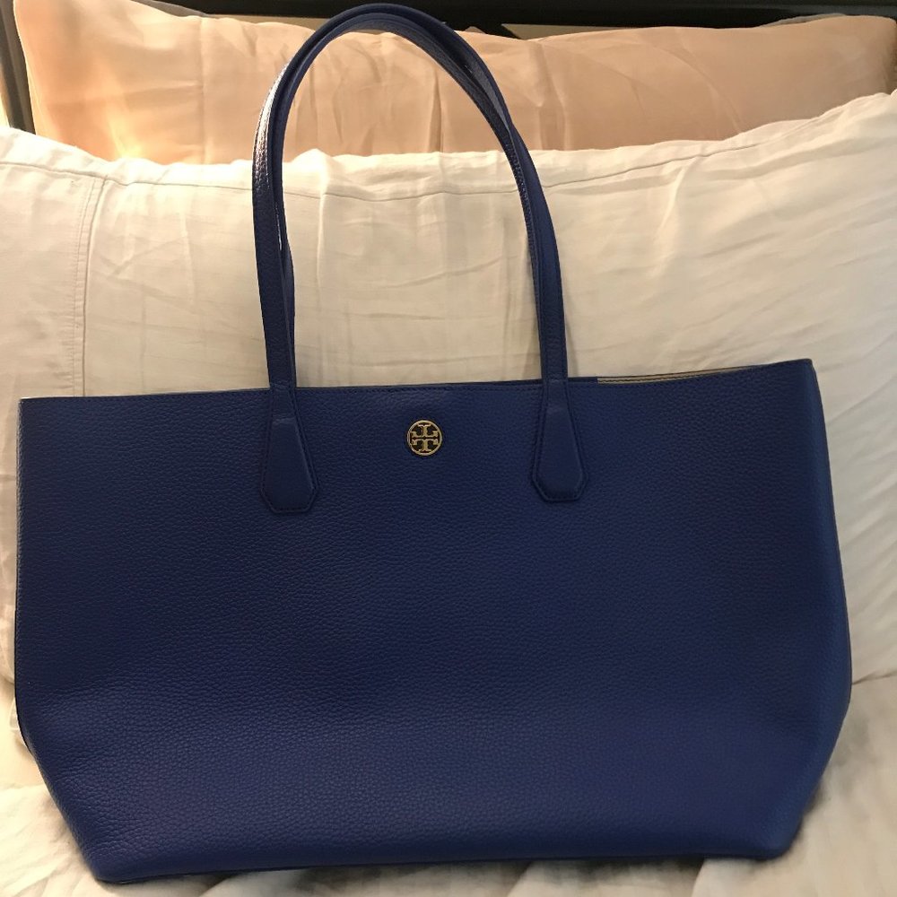 Tory Burch Brody/Perry Tote in Songbird (blue)